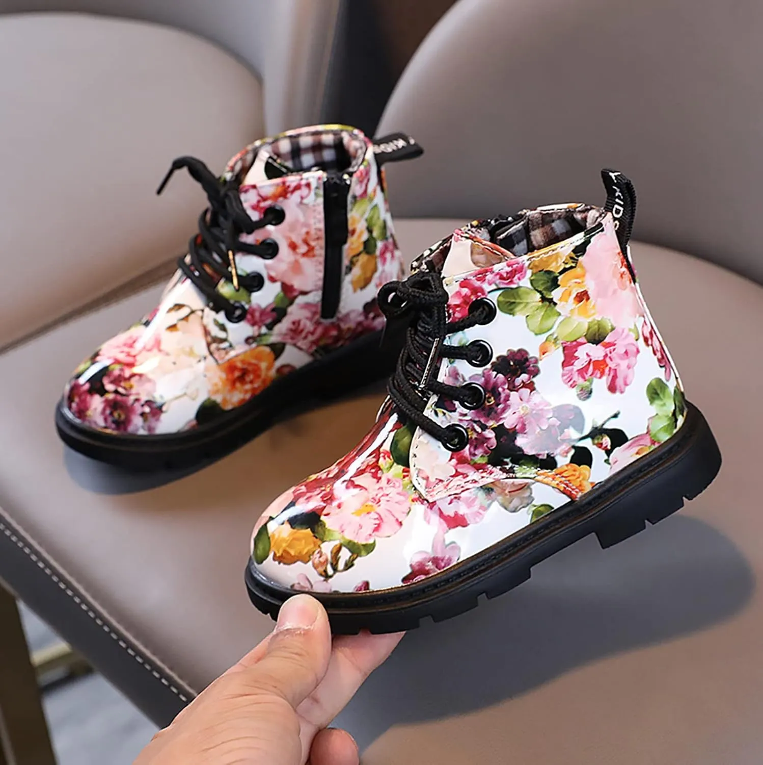 Girls Boot Slippers Size 2 Toddler Boots Boys And Girls Waterpoor Ankle Boots Side Zipper Booties Size 5 Toddler Boots