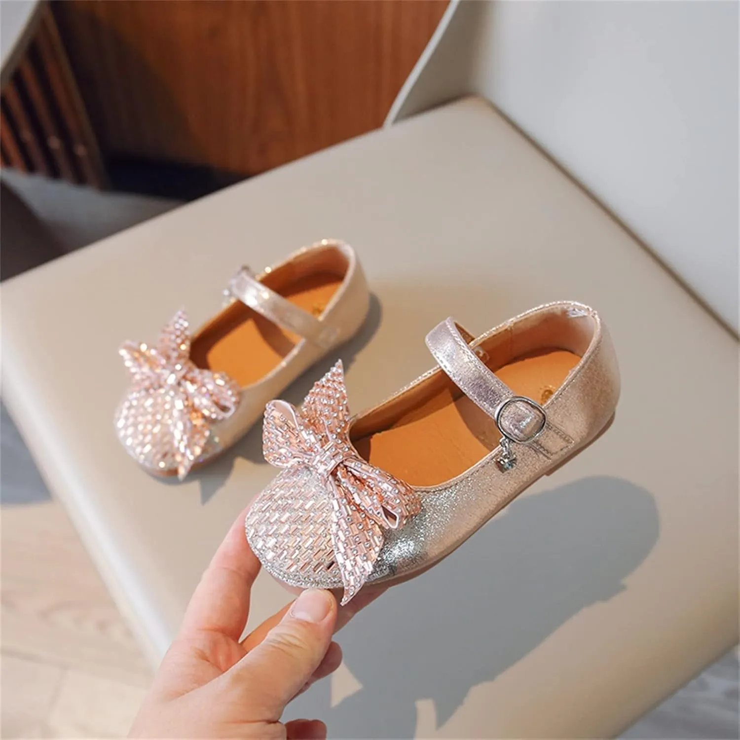Girls Dress Up Shoes Sparkly Shoes For Girls Princess Mary Jane School Dress Shoes In Performance Prom Spongy
