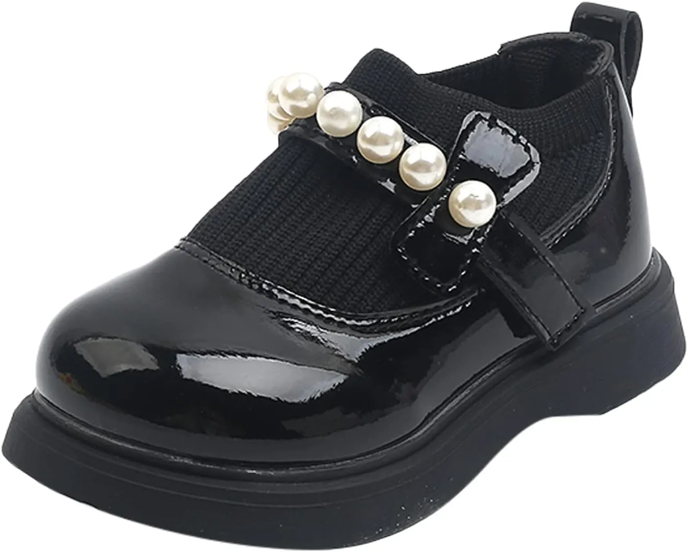 Girls Lined Rain Boots Size 4 Girls Toddler Little Kid Big Kid Dress Flat Ballerina Shoe Leather Kids Rainproof Boots
