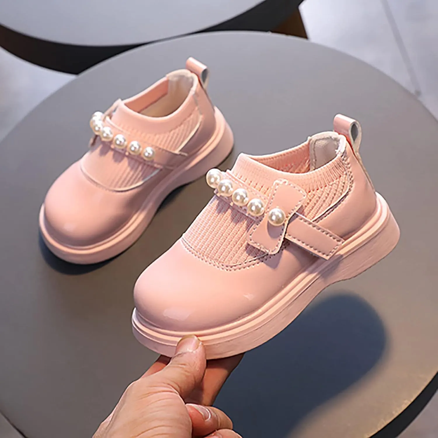 Girls Snow Boots Girls Toddler Little Kid Big Kid Dress Flat Ballerina Shoe Leather Shoes Toddler Girl Boots Slip on