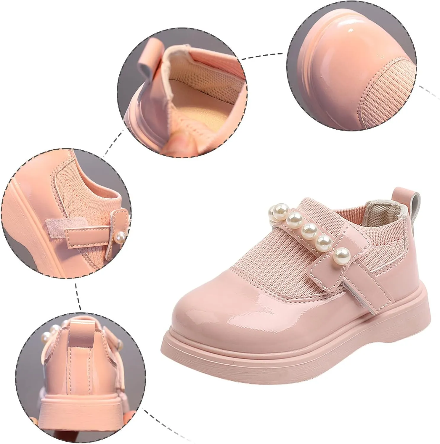 Girls Snow Boots Girls Toddler Little Kid Big Kid Dress Flat Ballerina Shoe Leather Shoes Toddler Girl Boots Slip on