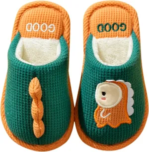 Glitter Moccasins Women Kids Shoes House Slippers Bedroom Slippers Dinosaur Cotton Toddler Girl Slippers Size 12