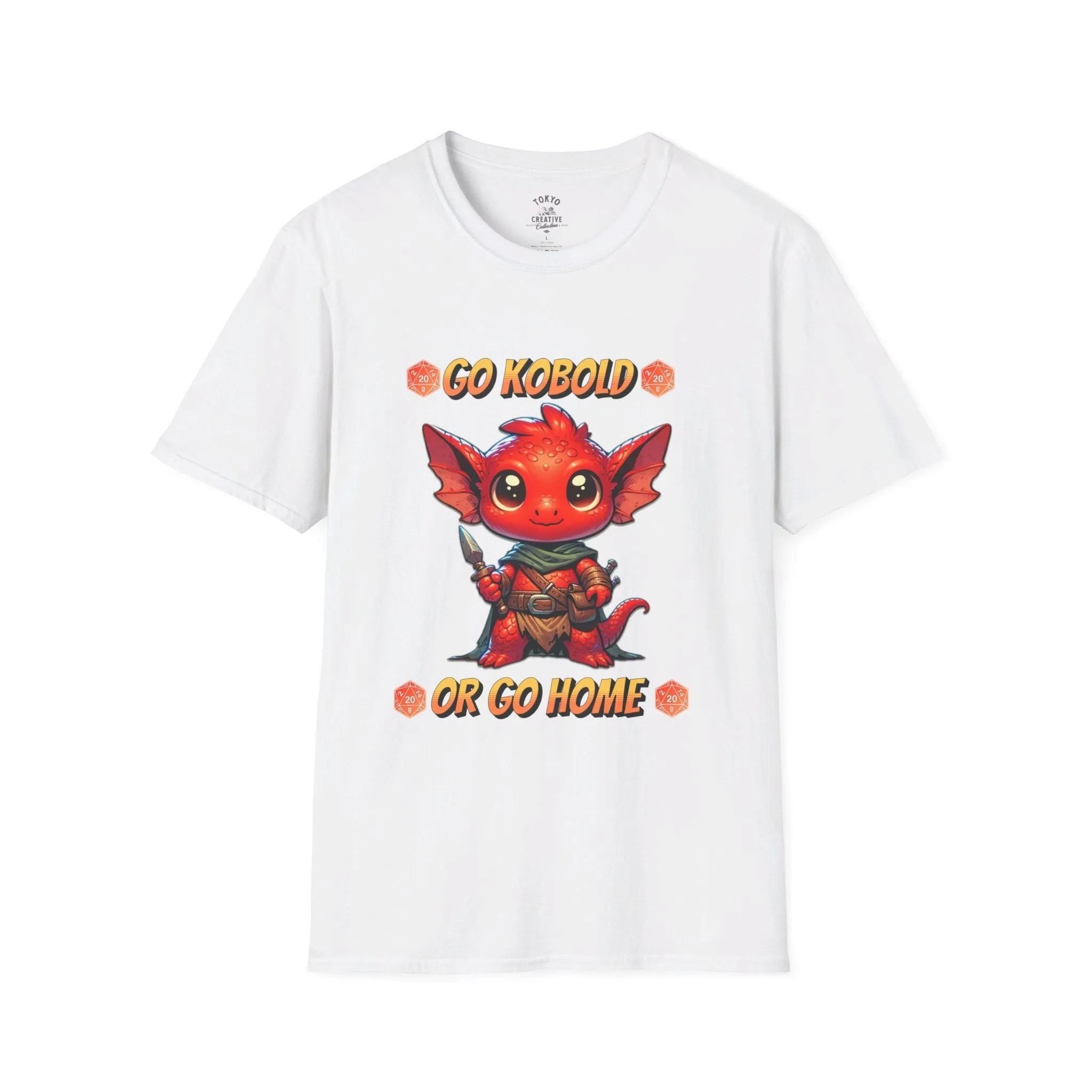 Go Kobold or Go Home Shirt - Fantasy RPG Tee for Tabletop Gamers and Geeks
