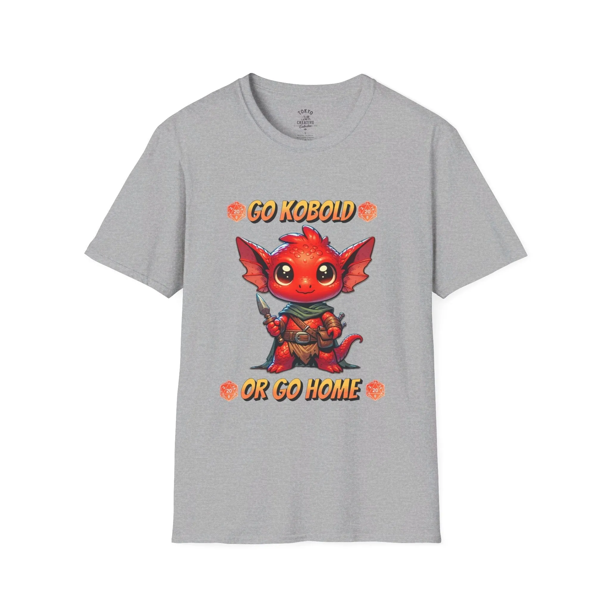 Go Kobold or Go Home Shirt - Fantasy RPG Tee for Tabletop Gamers and Geeks