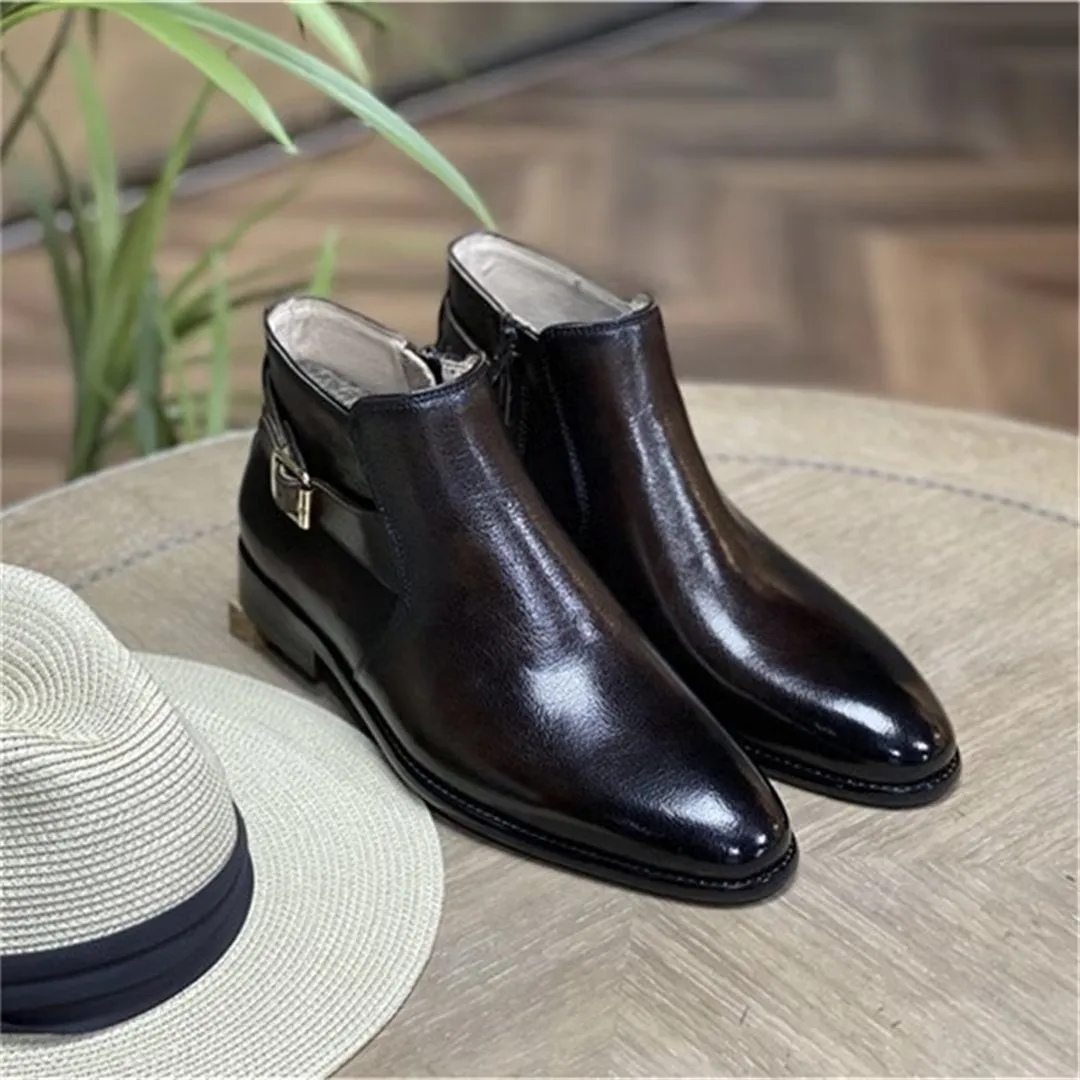 Goldara Slip-On Dress Boots