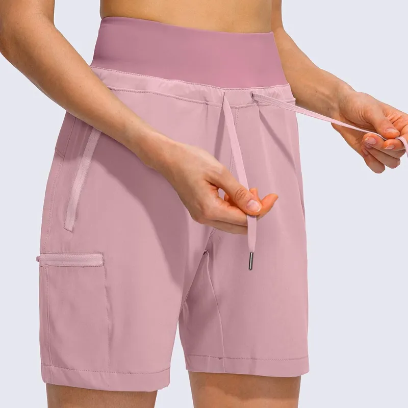 Hiking Cargo Shorts With Zipper Pockets For Outdoor Activities