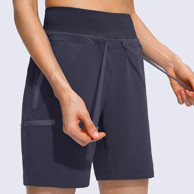 Hiking Cargo Shorts With Zipper Pockets For Outdoor Activities