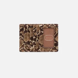 Hobo Euro Slide Card Case In Printed Leather