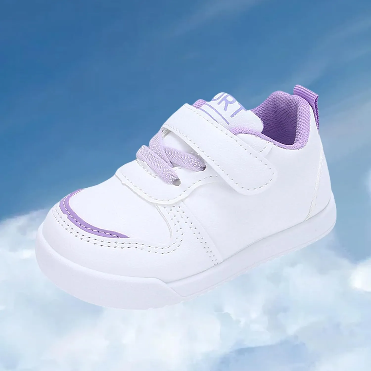 Infant Kids Sneakers School Running Loafers Lo Top Walking Tennis Casual Shoes Strap Athletic Sneakers for Children