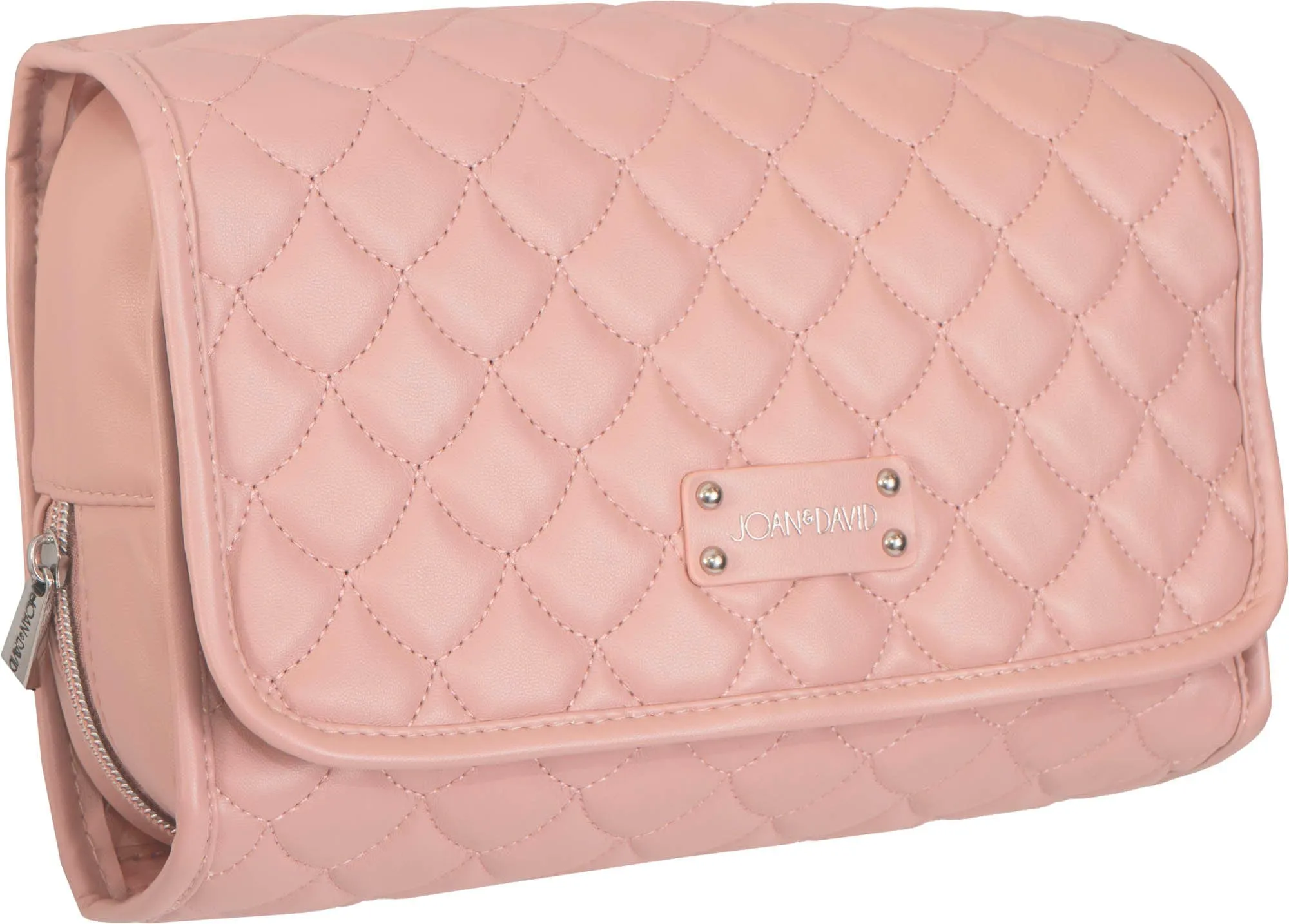 Joan & David Teardrop Quilted Roll Hanging Toiletry Organizer Bag