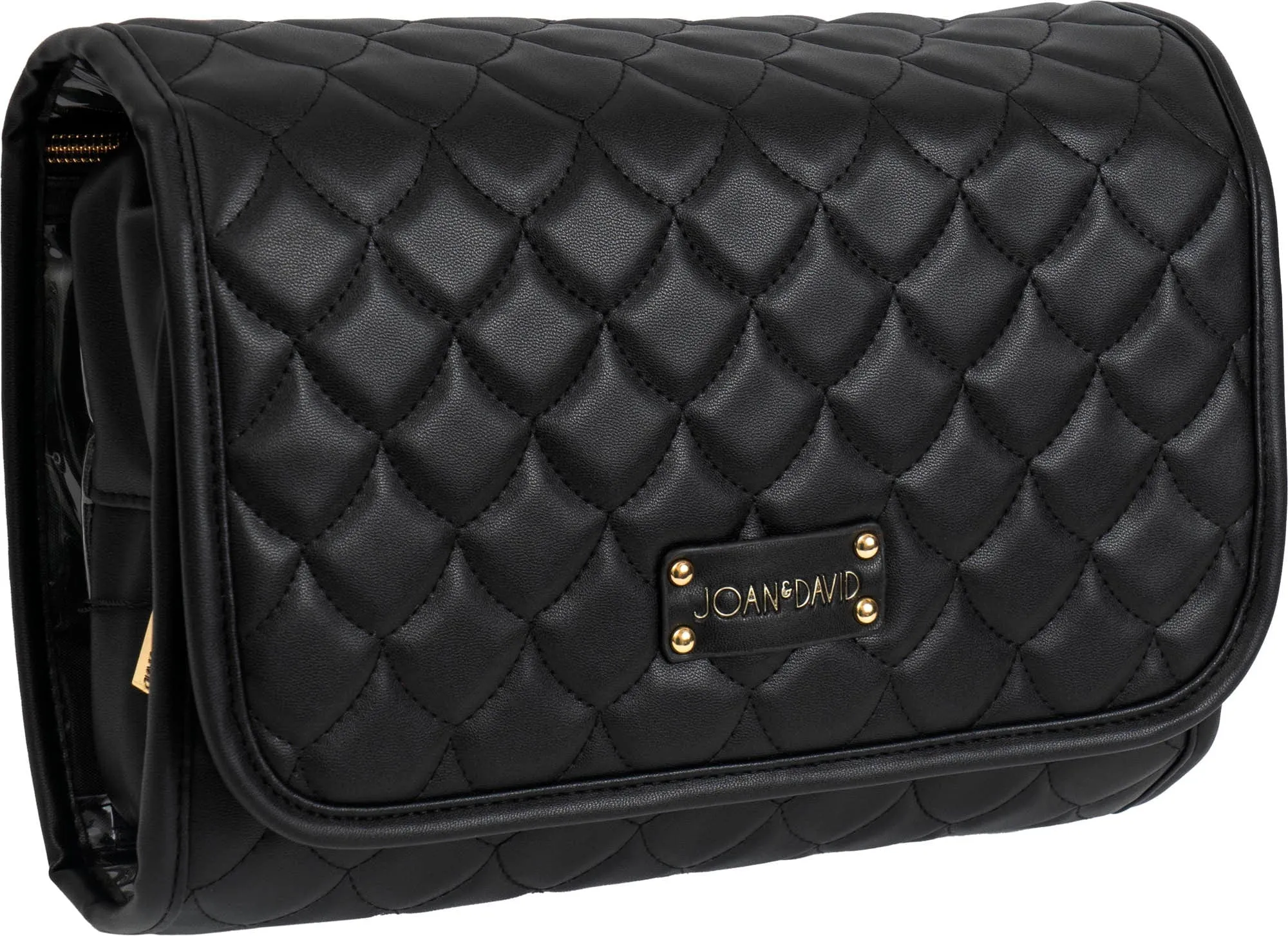 Joan & David Teardrop Quilted Roll Hanging Toiletry Organizer Bag