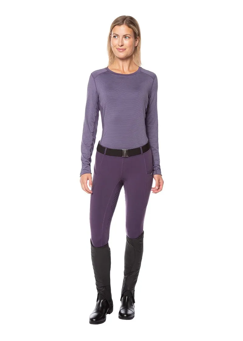 Kerrits Ice Fill Tech Tights Blackberry