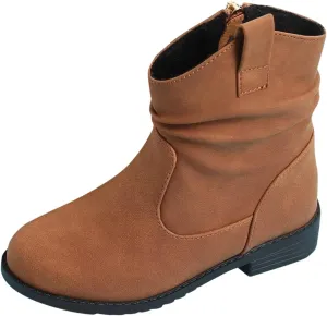Kids Horseback Riding Boots Girls Children Shoes Scrub Boots Shoes Waterproof Leather Short Rubber Boot Socks Girls