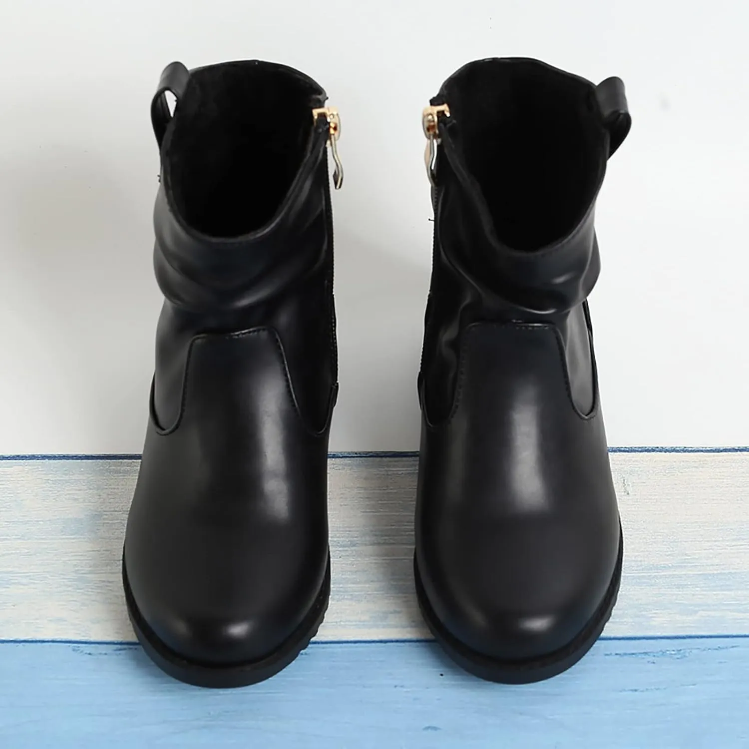 Kids Horseback Riding Boots Girls Children Shoes Scrub Boots Shoes Waterproof Leather Short Rubber Boot Socks Girls