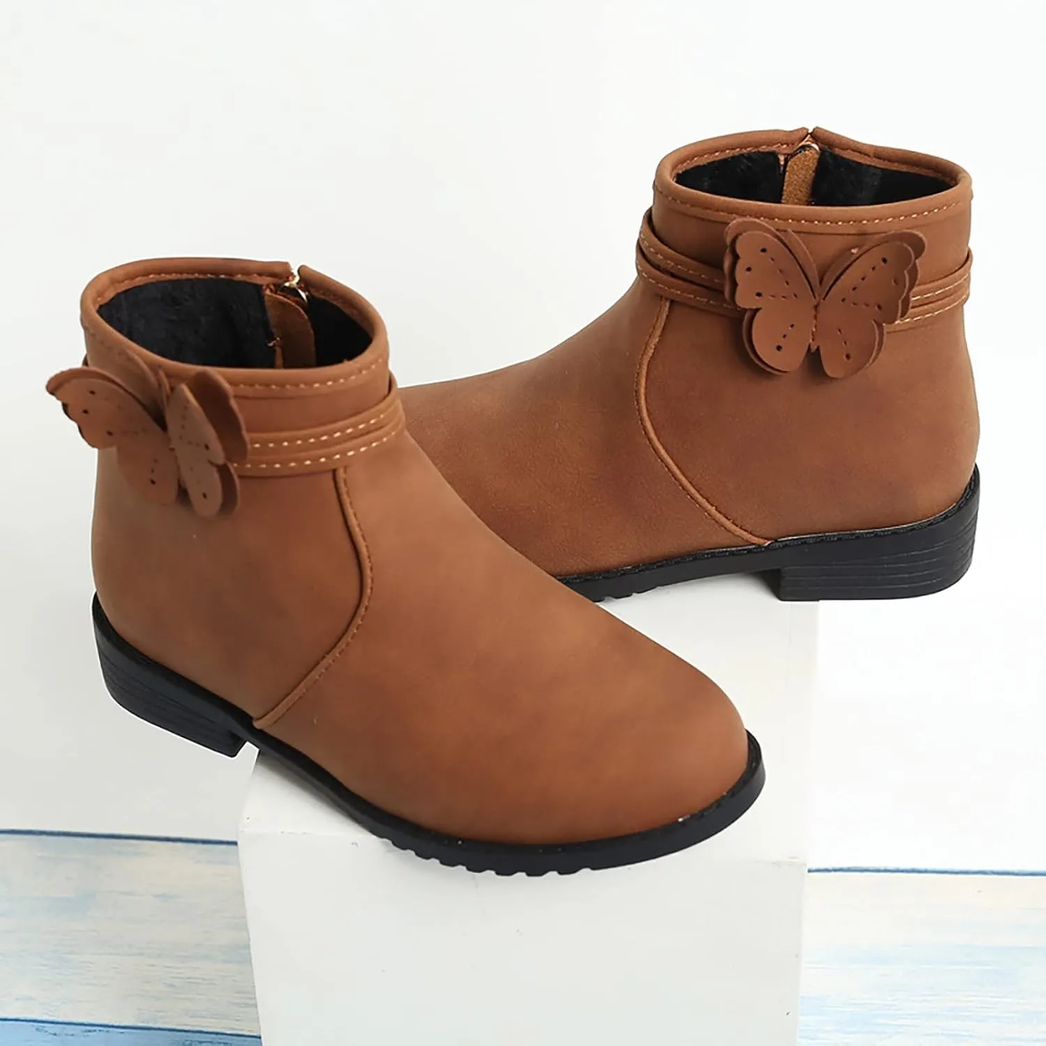Kids Horseback Riding Boots Girls Children Shoes Scrub Boots Shoes Waterproof Leather Short Rubber Boot Socks Girls