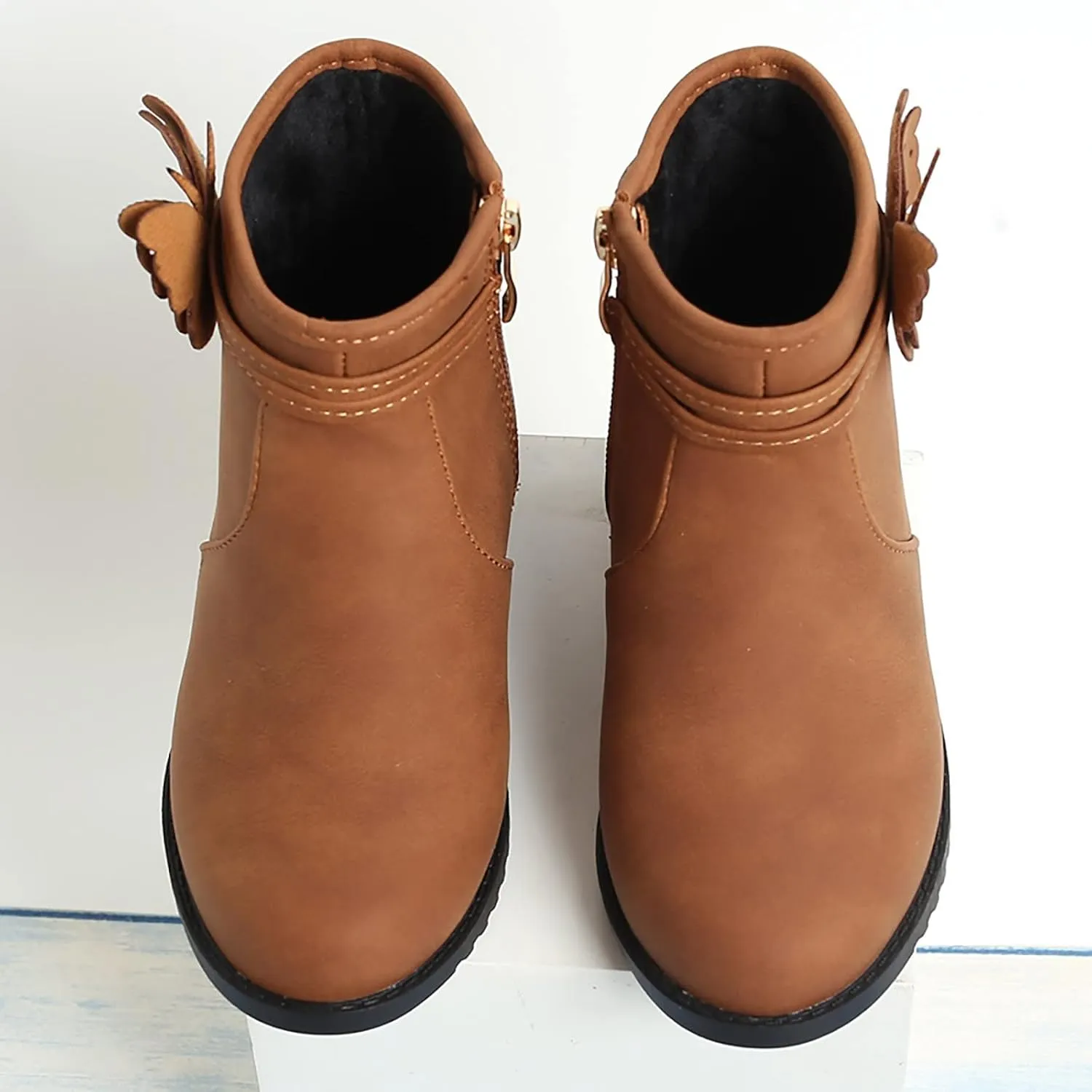 Kids Horseback Riding Boots Girls Children Shoes Scrub Boots Shoes Waterproof Leather Short Rubber Boot Socks Girls