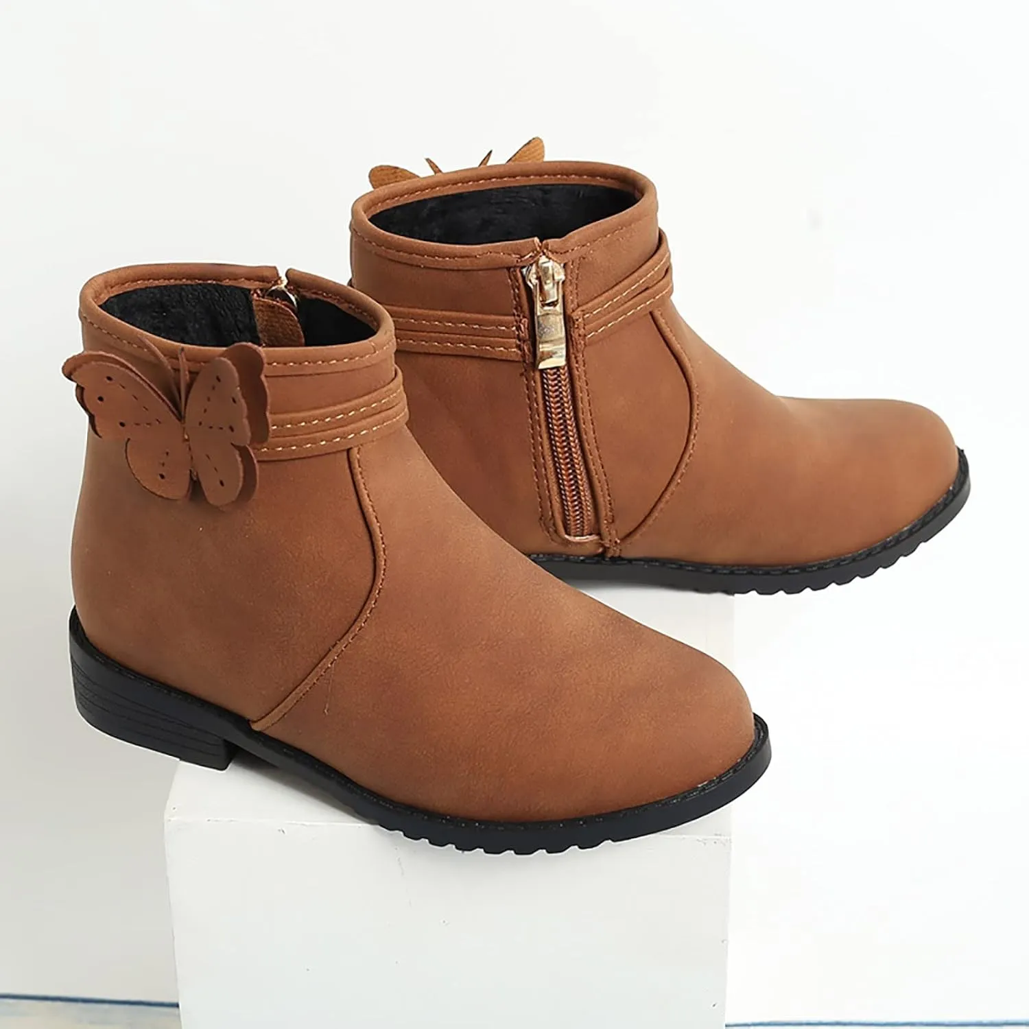 Kids Horseback Riding Boots Girls Children Shoes Scrub Boots Shoes Waterproof Leather Short Rubber Boot Socks Girls