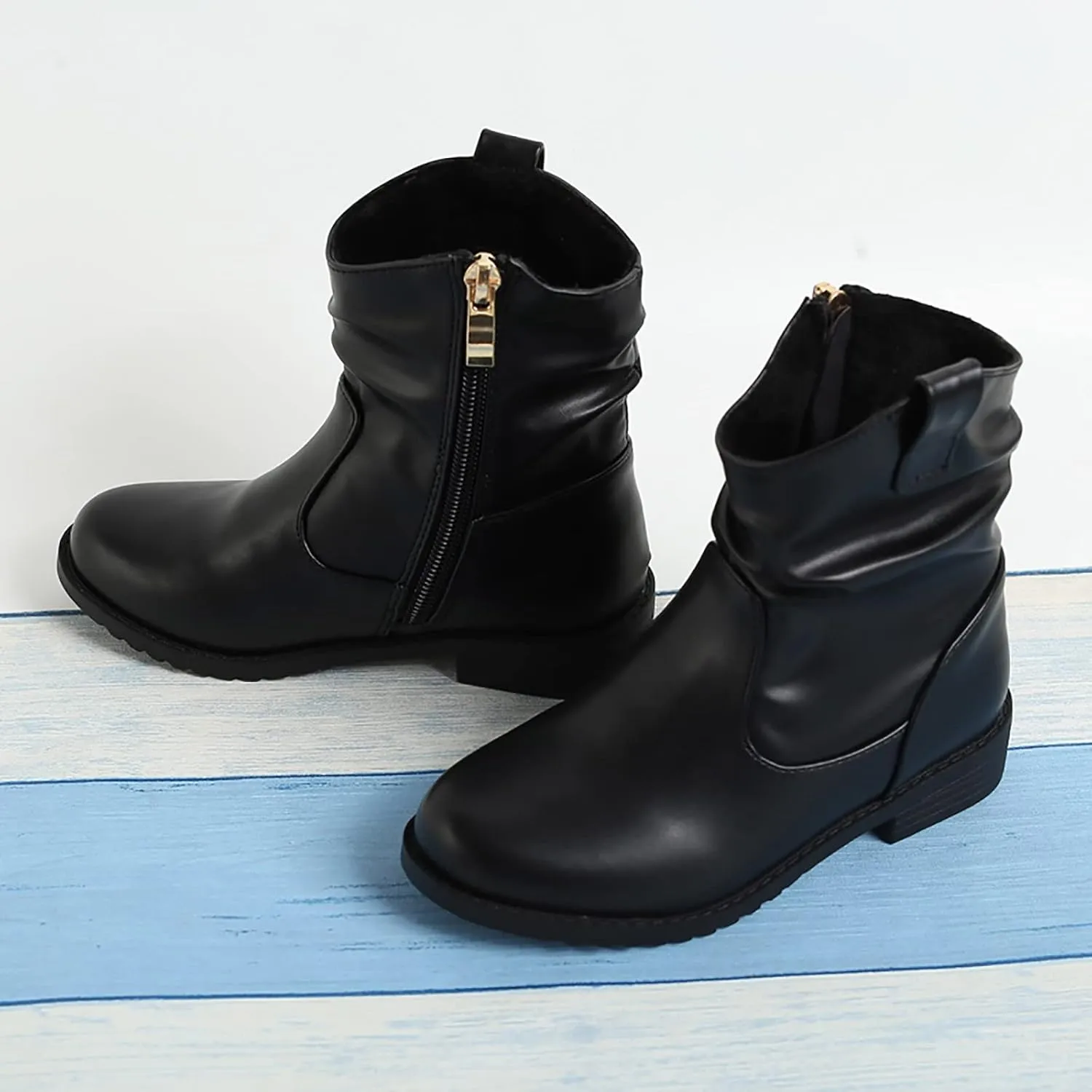 Kids Horseback Riding Boots Girls Children Shoes Scrub Boots Shoes Waterproof Leather Short Rubber Boot Socks Girls