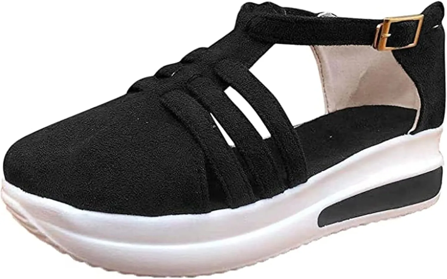 Lausiuoe Sneakers For Women Walking Shoes Comfortable Platform Loafers Fashion Casual Athletic Work Running Sneakers
