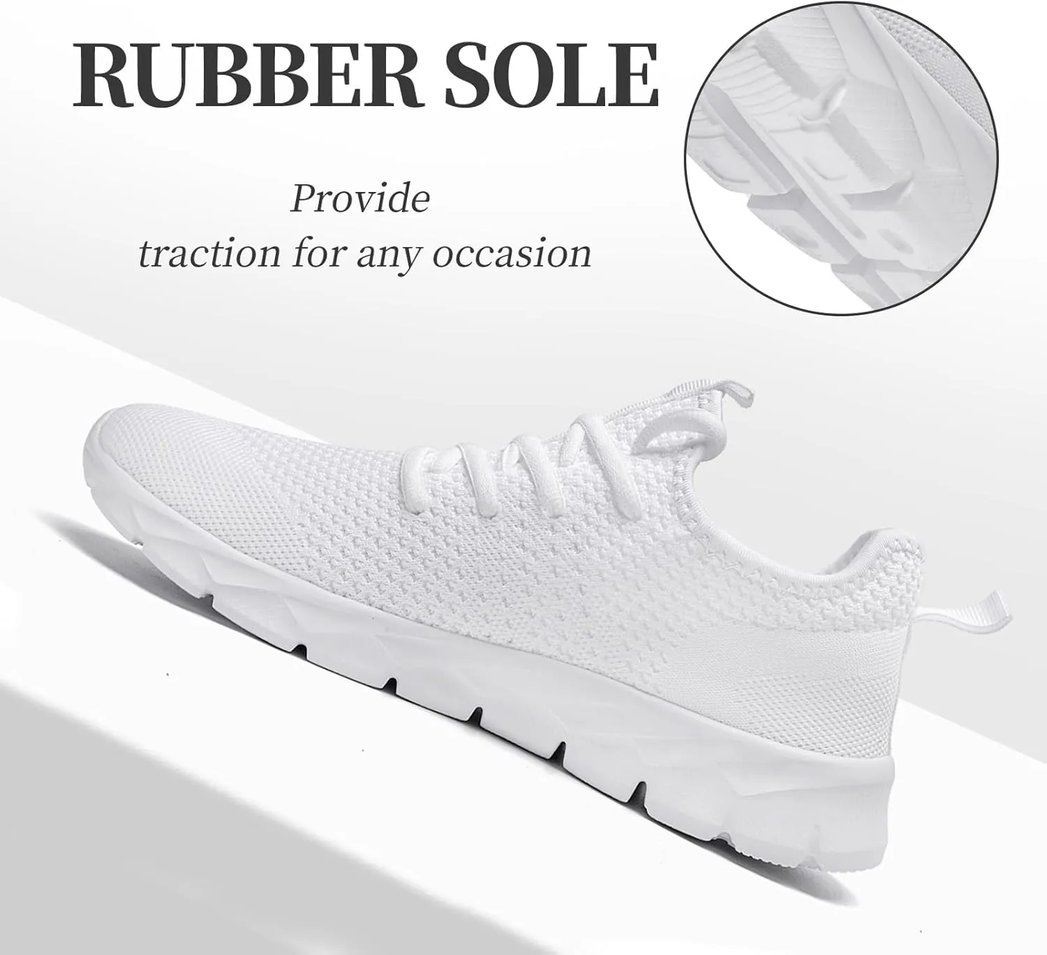 Linenghs White Running Shoes for Womens White 11