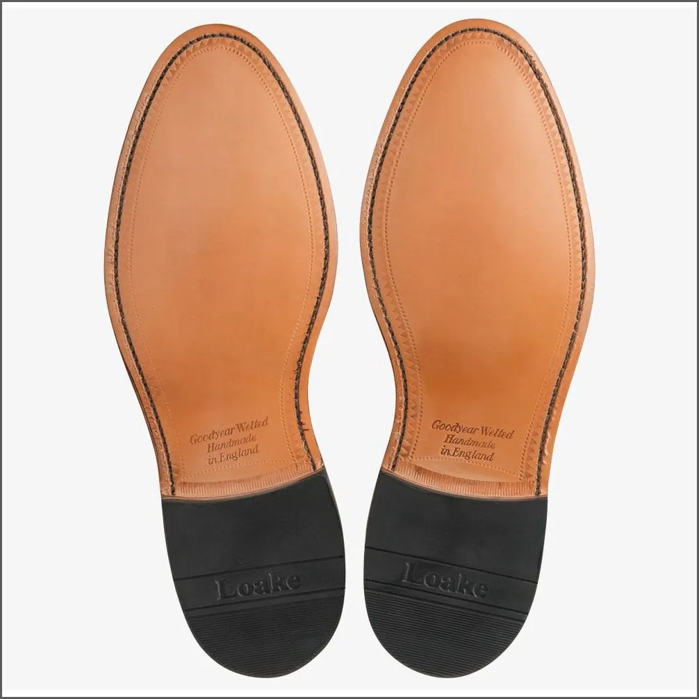Loake Imperial Dark Brown Suede Penny Loafer@