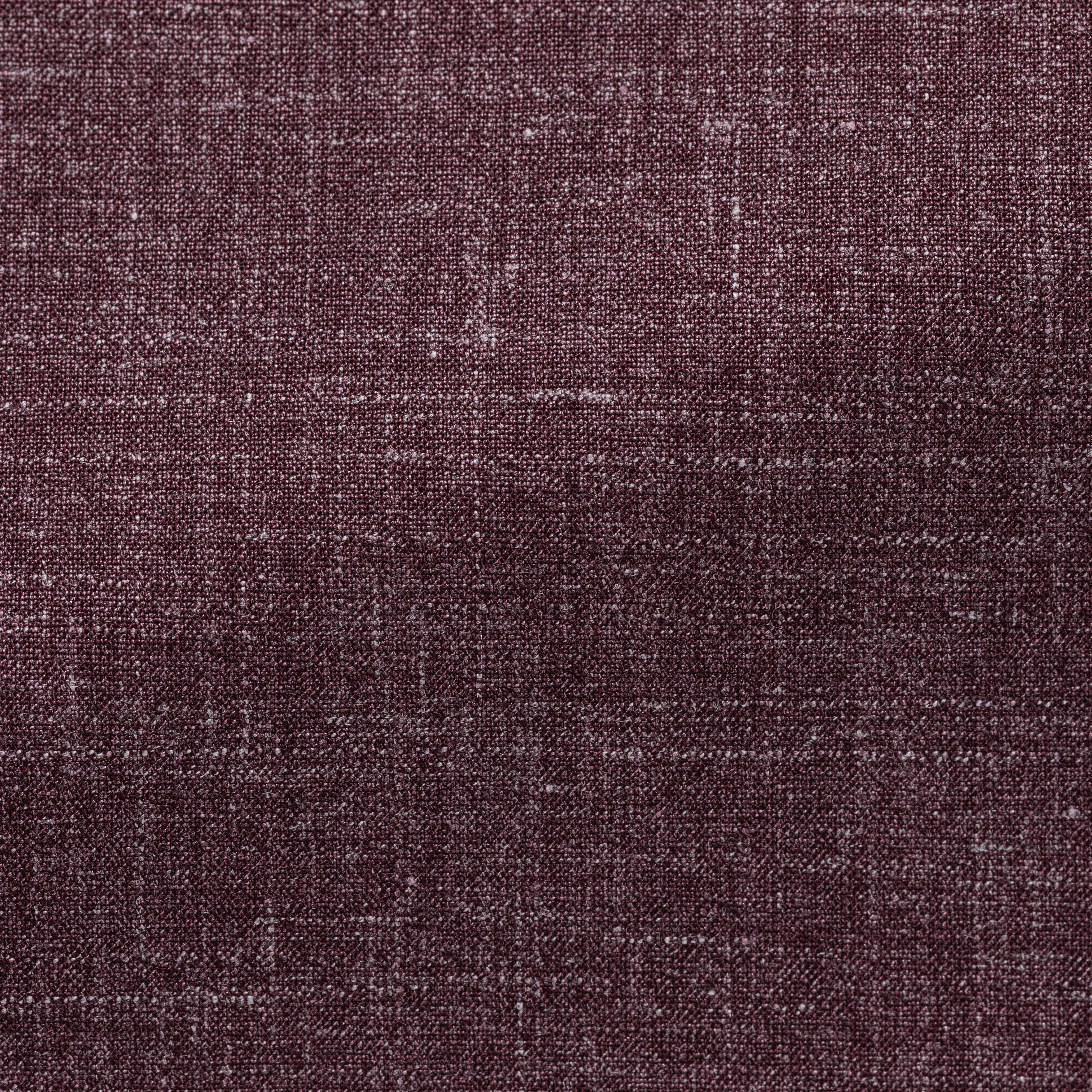 Loro Piana MOVE Merlot Stretch Wool, Silk & Linen Plain Tropical Weave