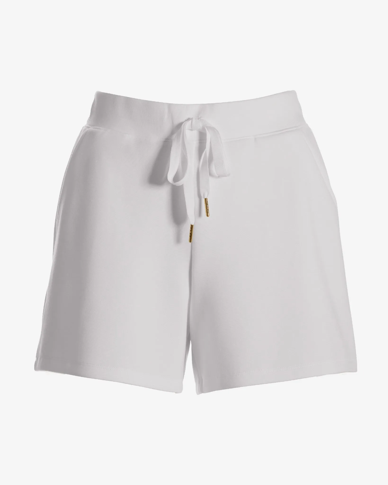 Luxe Lounge Drawstring Short Off White