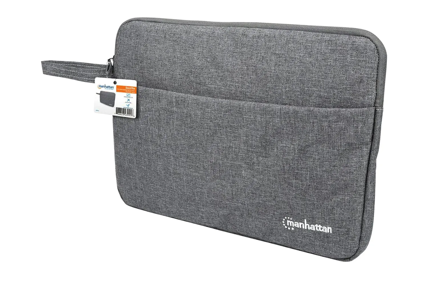Manhattan Seattle Notebook 14.5" Sleeve Laptop Bag | Grey