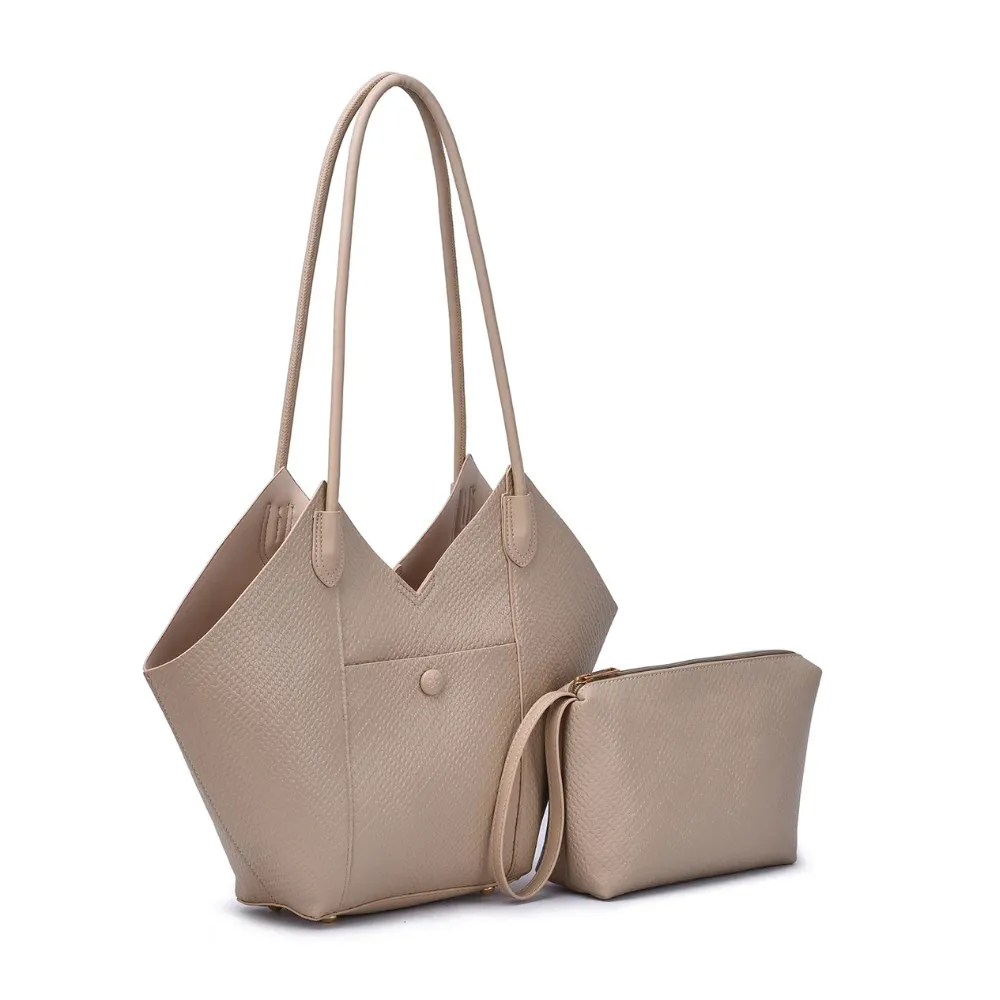 Mellow World Winston 2-in-1 Tote Beige Bag