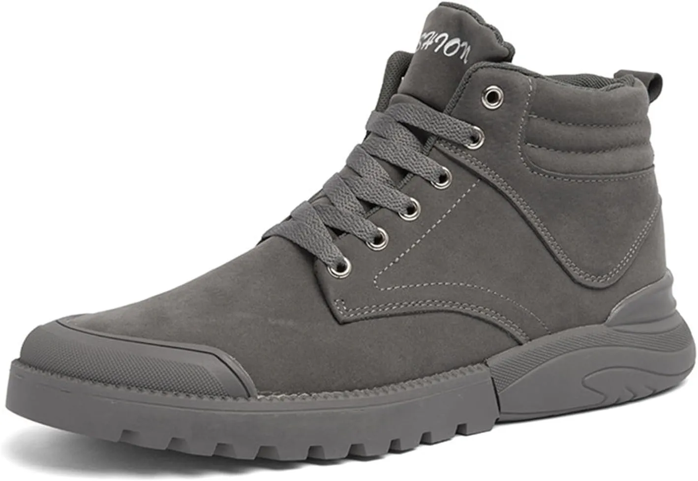 Men Work Boots Non Steel Toe Hiking Sneakers Fur Lined Ankle Boot Women's Working Shoes Winter Composite Safety Toe Waterproof Industrial Casual Hike Grounded Footwear