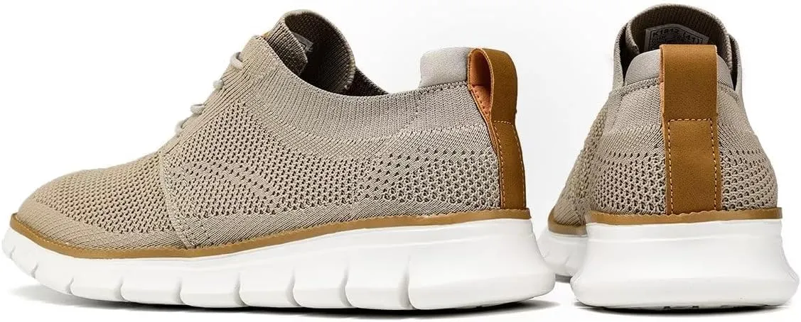 Mens Casual Dress Shoes Fashion Mesh Oxfords Business Walking Work Sneakers Comfortable Lightweight Breathable Soft Sole