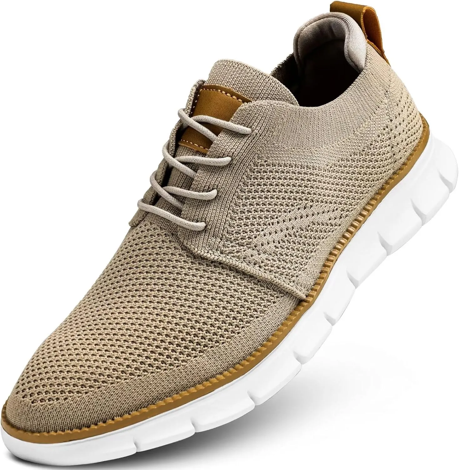 Mens Casual Dress Shoes Fashion Mesh Oxfords Business Walking Work Sneakers Comfortable Lightweight Breathable Soft Sole