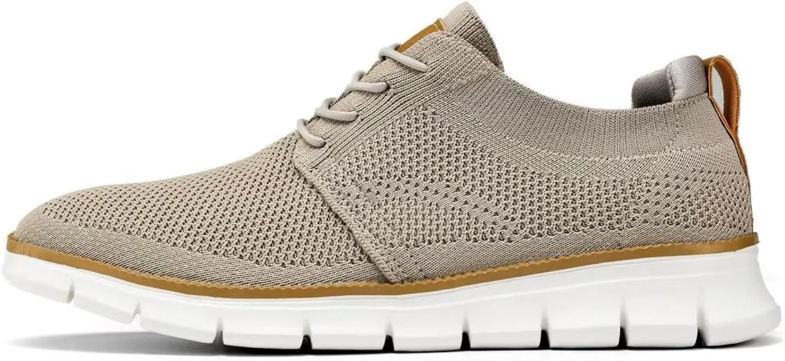 Mens Casual Dress Shoes Fashion Mesh Oxfords Business Walking Work Sneakers Comfortable Lightweight Breathable Soft Sole