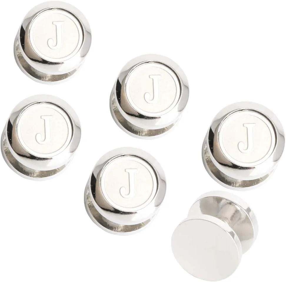 Mens Cufflinks and Studs Tuxedo Shirts Business Wedding Initials Alphabet A-Z Gift Set