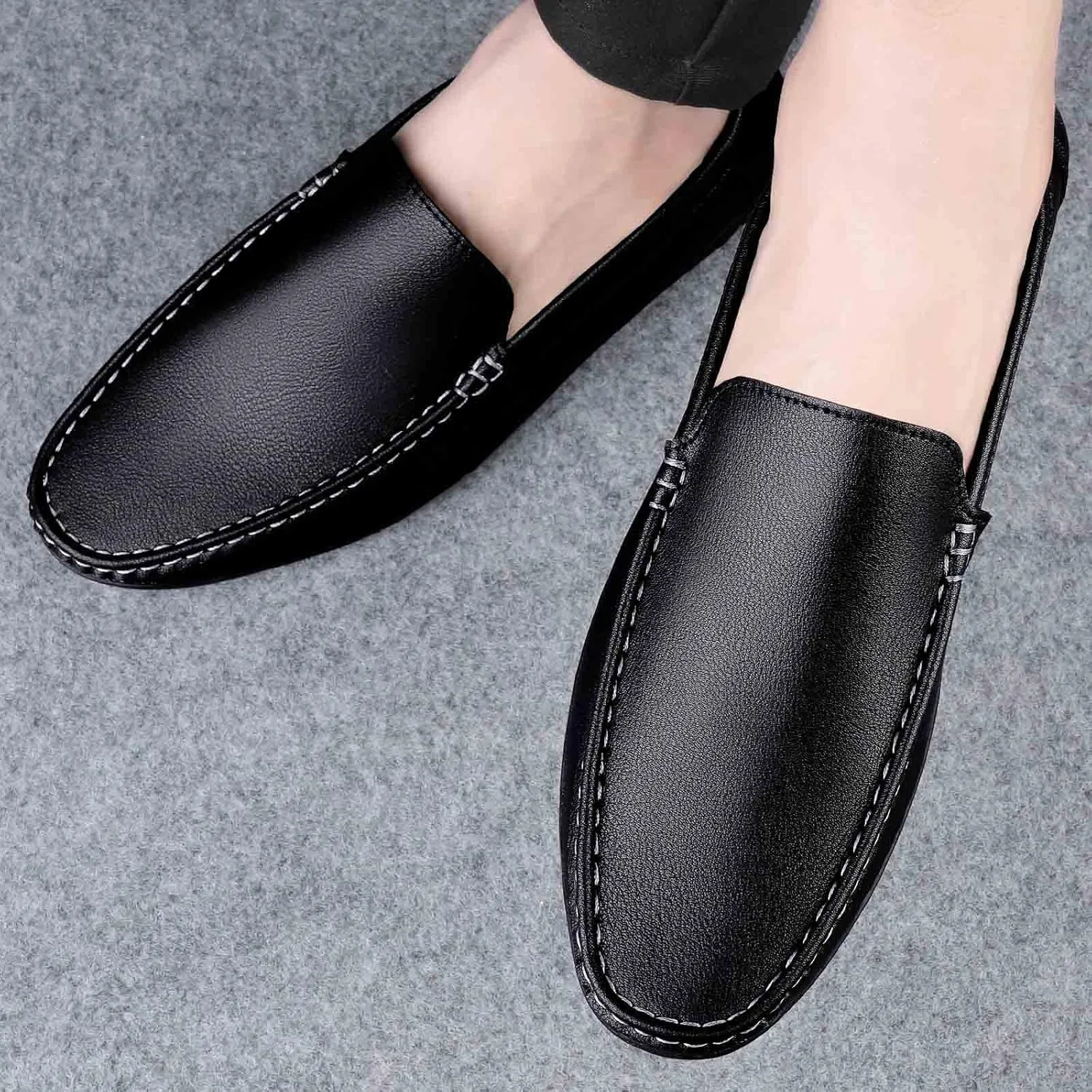 Men's Loafers Shoes Non Slip Lightweight Slip On Shoe Casual Comfort Walking Driving Shoe