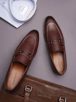 Men's Rosewood Shoes Slipon Style Comfortable Moccasins with Buckle
