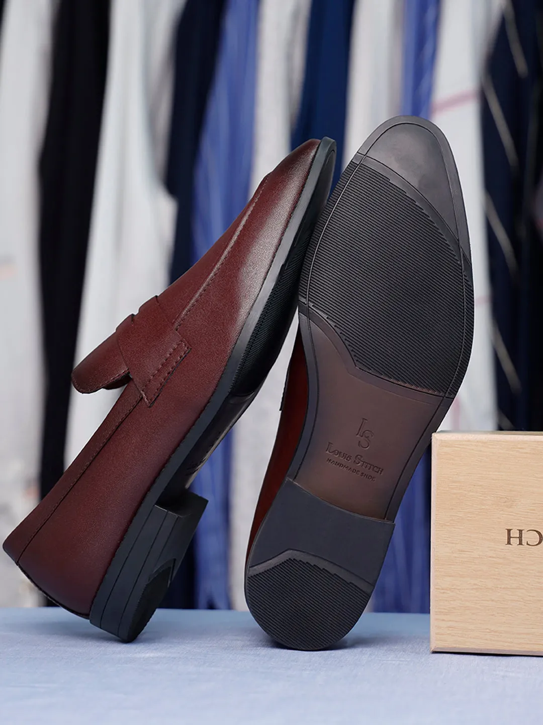 Men's Rosewood Slipon Style Comfortable Moccasins