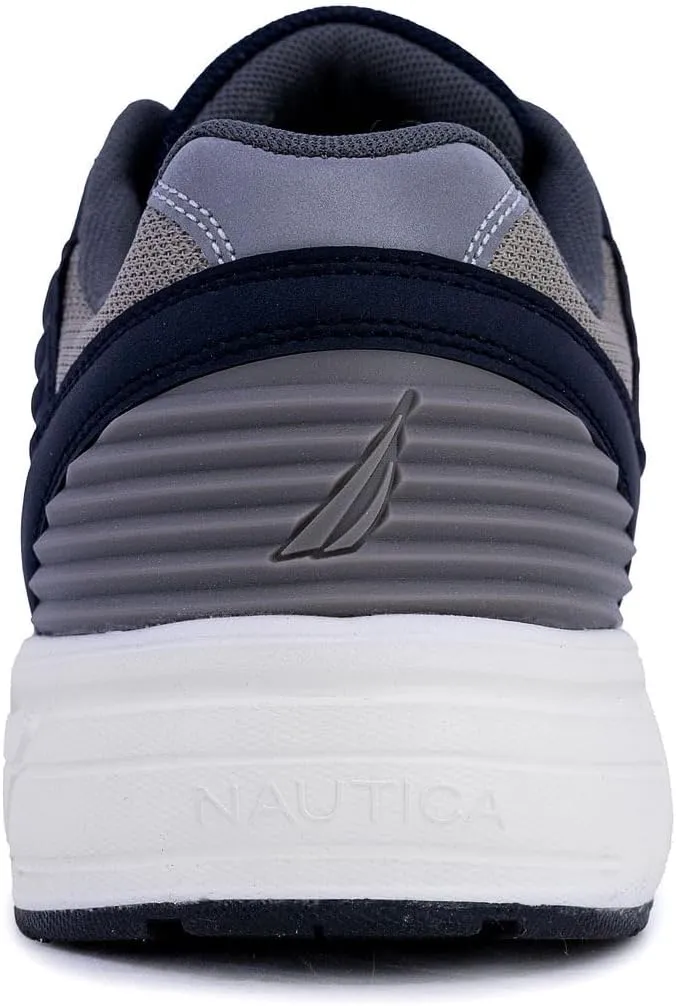 Nautica Mens Running Sneakers Sport Fashion Lace-Up Athletic Soft Shoes for Gym Tennis Men  Cushioned, Breathable, Lightweight & Comfortable