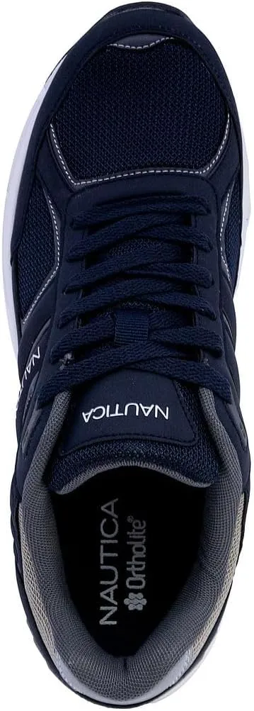 Nautica Mens Running Sneakers Sport Fashion Lace-Up Athletic Soft Shoes for Gym Tennis Men  Cushioned, Breathable, Lightweight & Comfortable