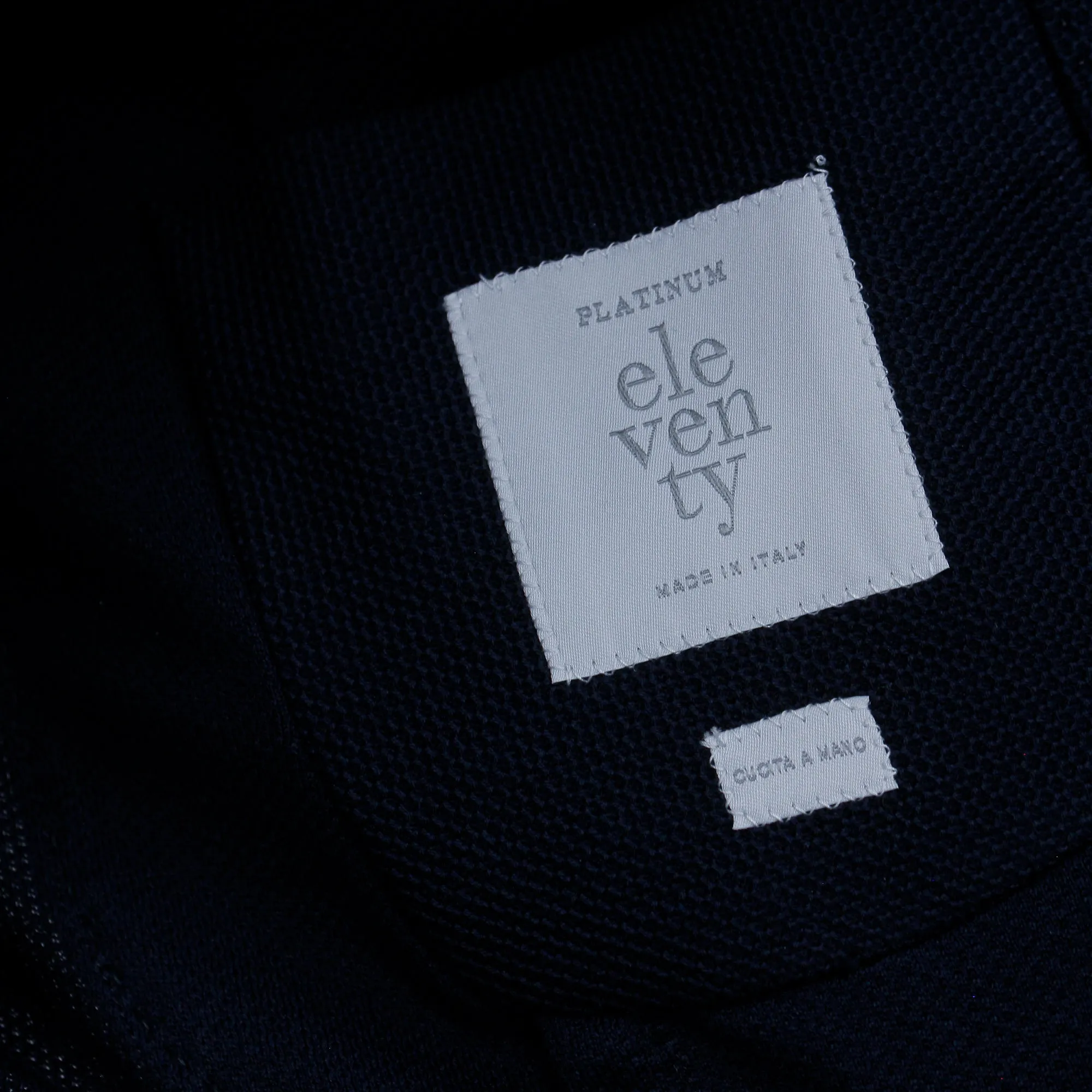 Navy Blue Loro Piana Cotton Slim Fit Soft Sport Jacket - ELEVENTY PLATINUM
