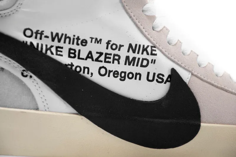 Nike BLAZER MID Off White (White)
