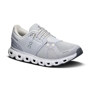 On Cloud Women's Cloud 6 Running Shoes- Glacier/ White