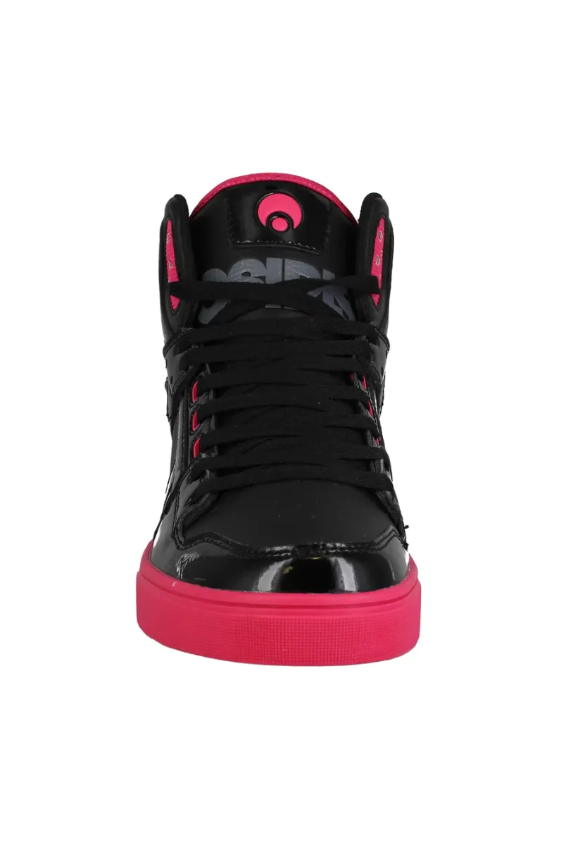 Osiris Clone Black Magenta Black Sneakers - Men