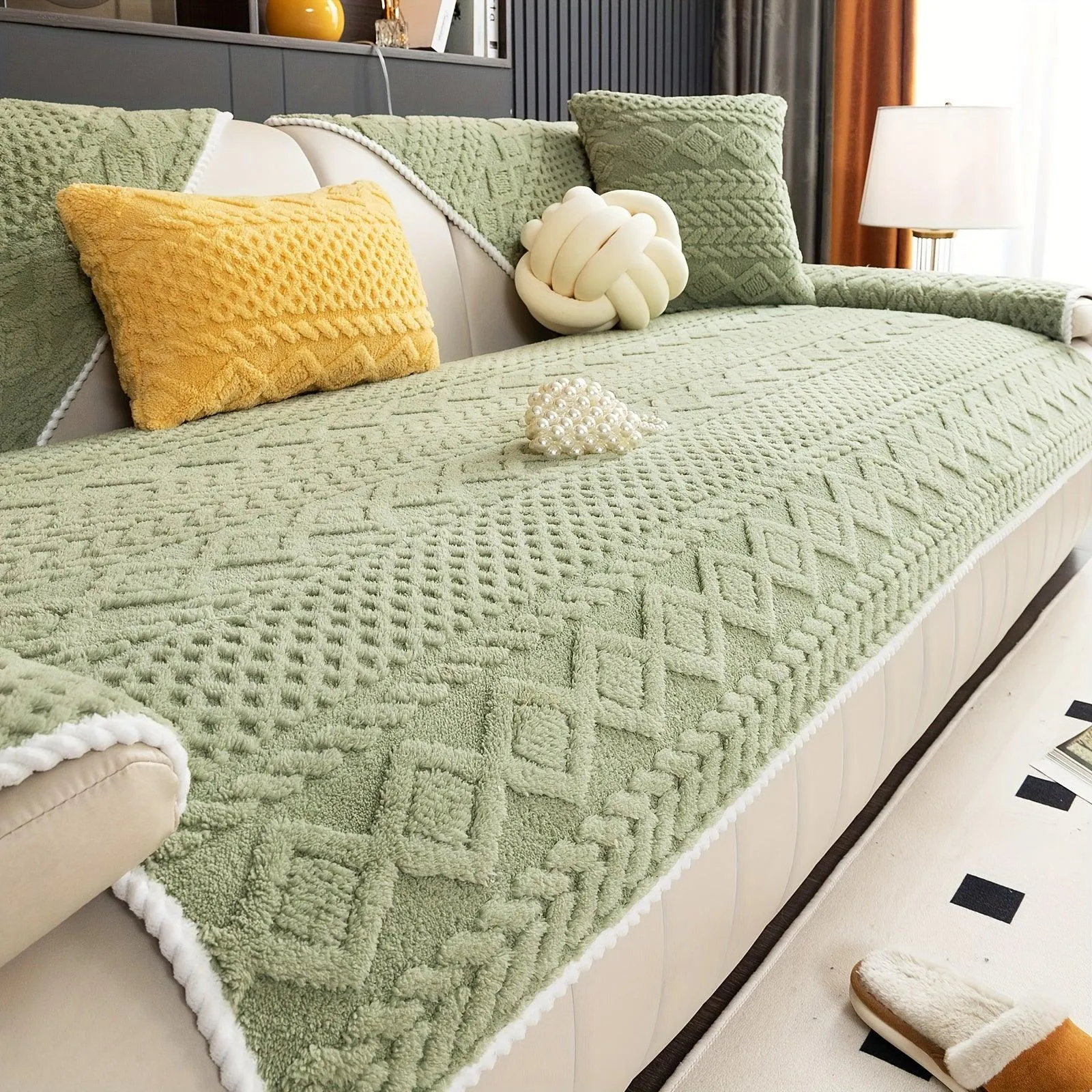 Pet-Friendly Couch Cover for Dogs, Non-Slip & Breathable
