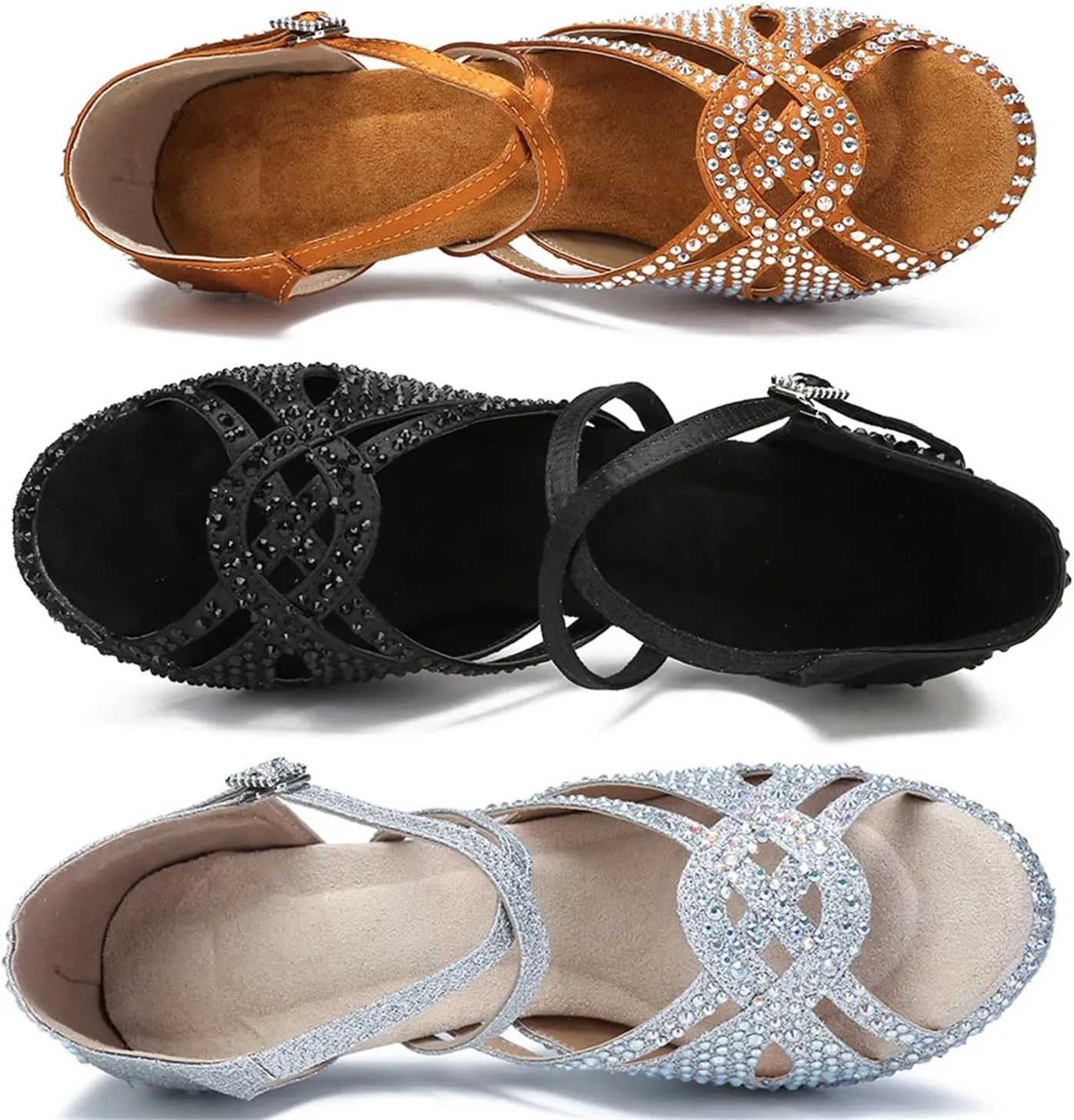 Platform Ballroom Dance Shoes - Party Performance Sneakers for Girls (9CM/3.54")