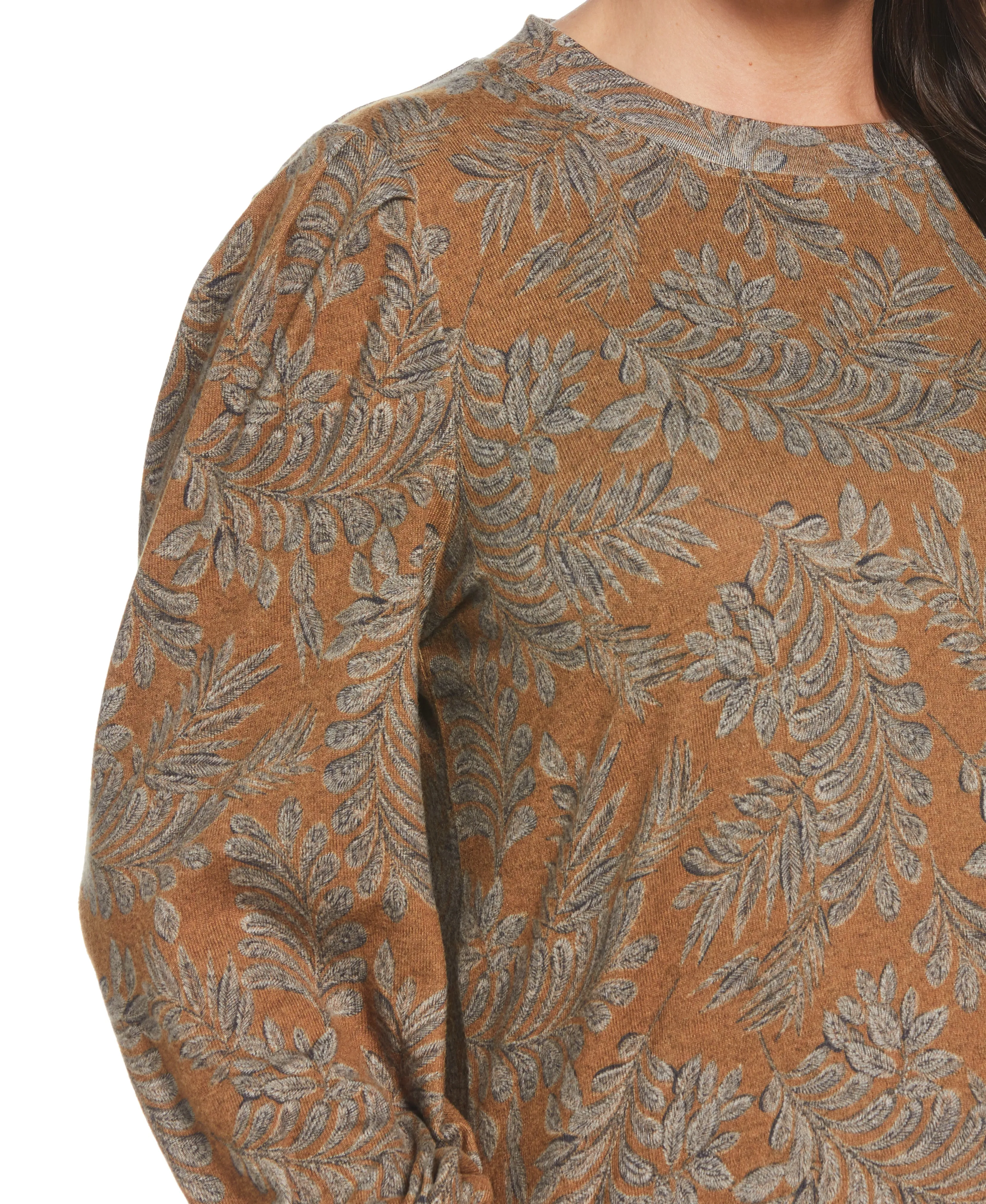 Pleat Sleeve Knit Shirt
