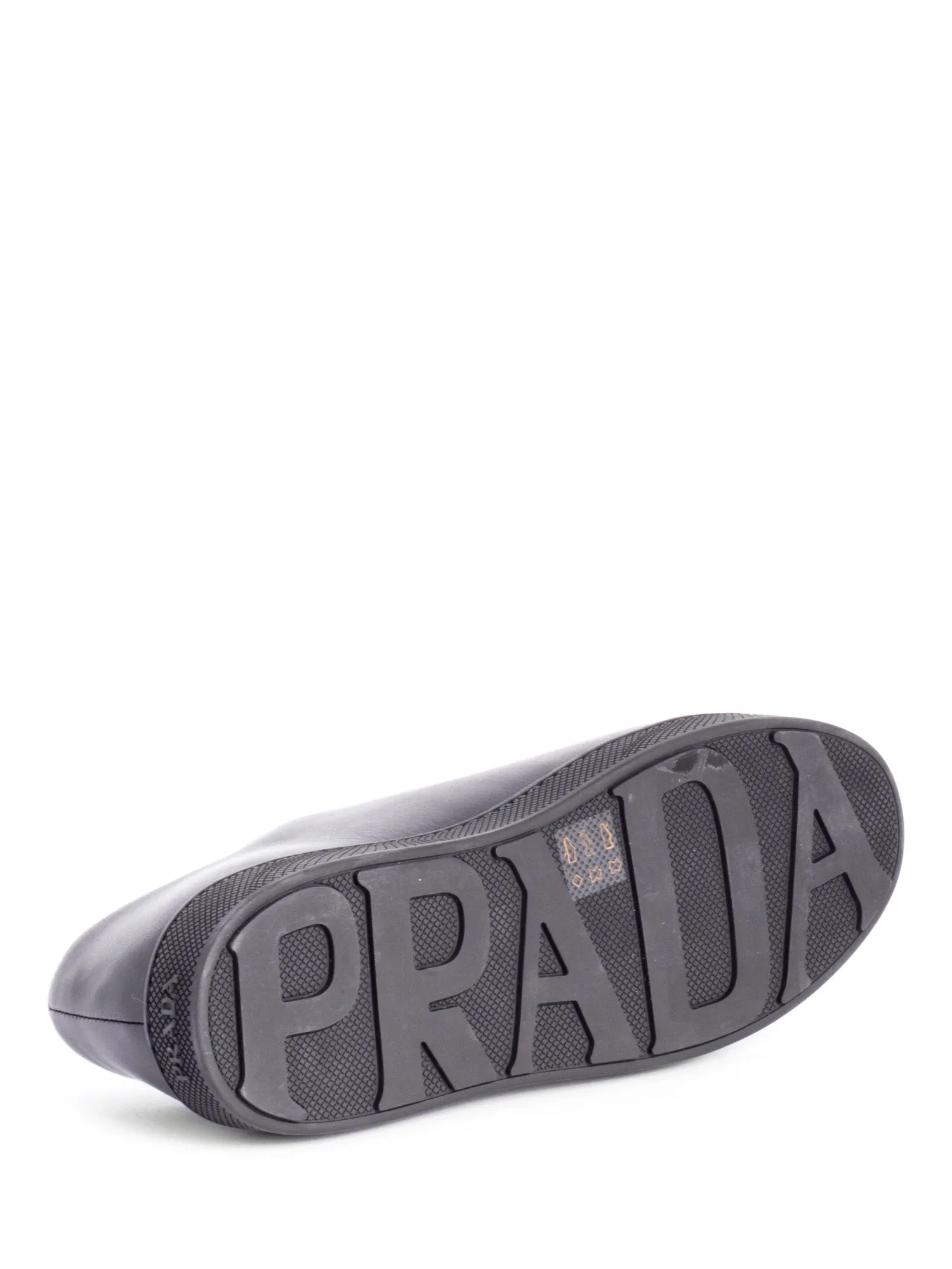 Prada Leather Sneakers Black