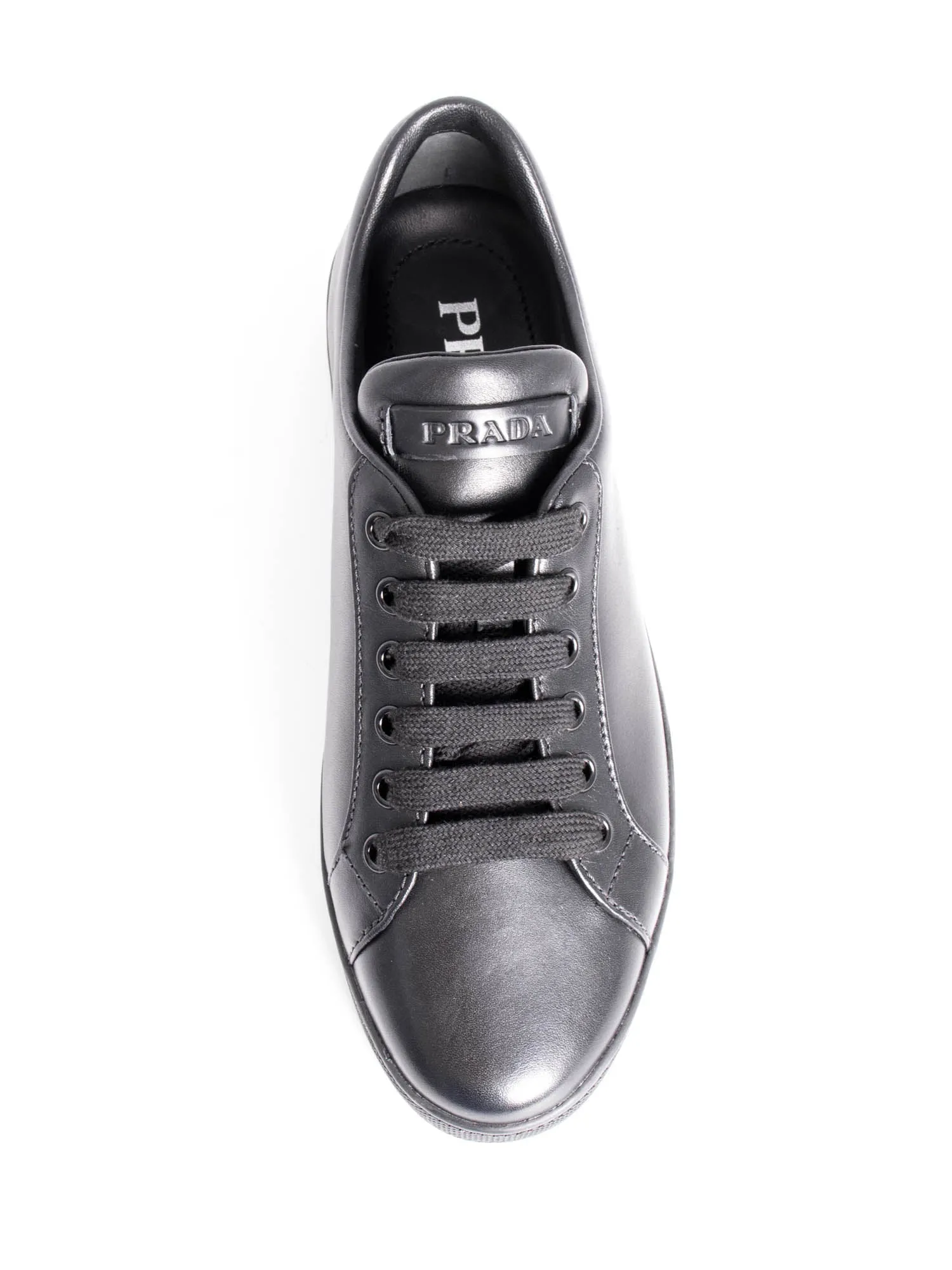 Prada Leather Sneakers Black