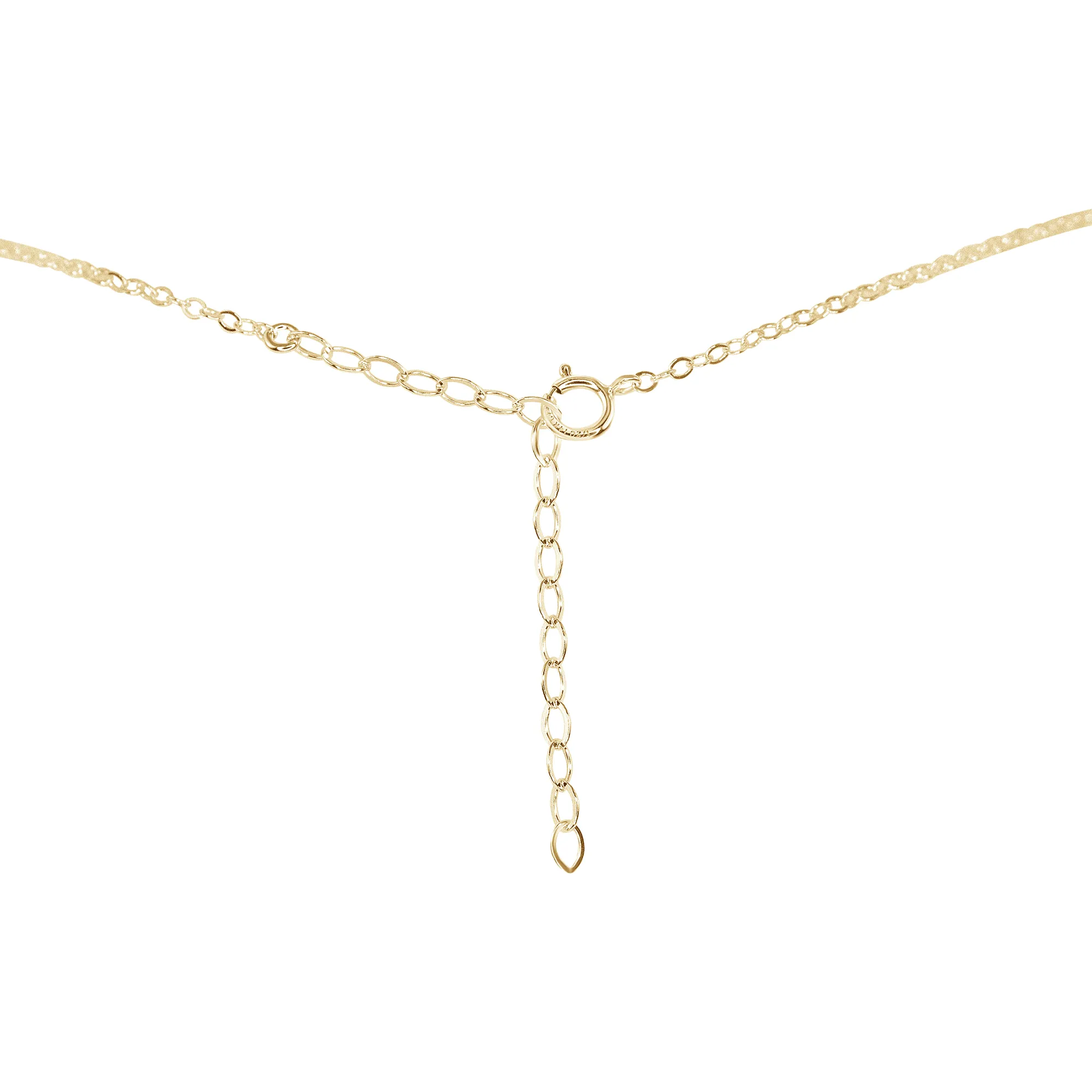 Rainbow Moonstone Mini Double Terminated Crystal Point Pendant Choker Necklace