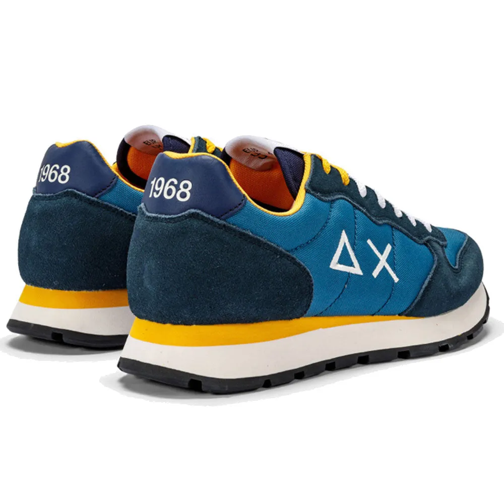 Scarpe Uomo Sun68 Sneakers Tom Solid Nylon Ottanio - Z42101